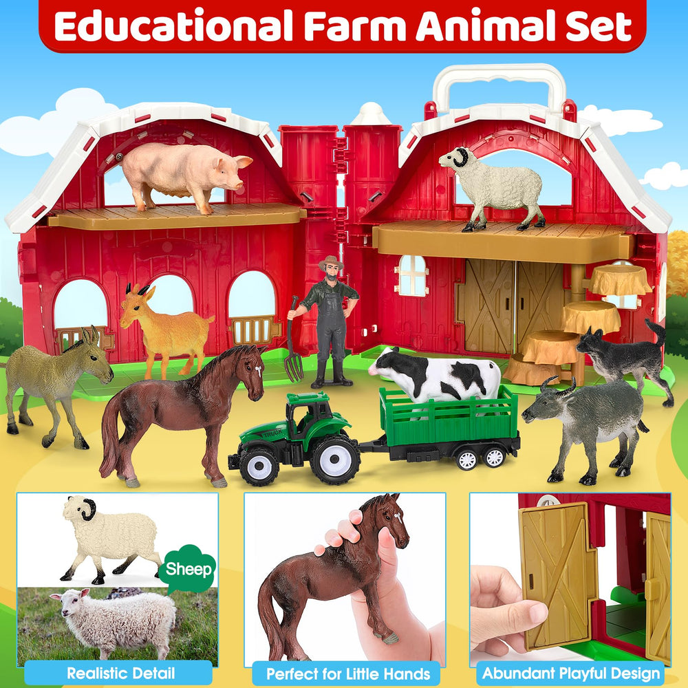 Toidgy cow figure for early animal recognition during cozy playtime