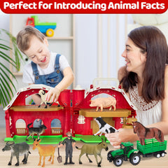 Toidgy green tractor toy helps little builders engage in collaborative pretend play