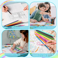 Toidgy kid-friendly art pencils ideal for coloring books and doodling
