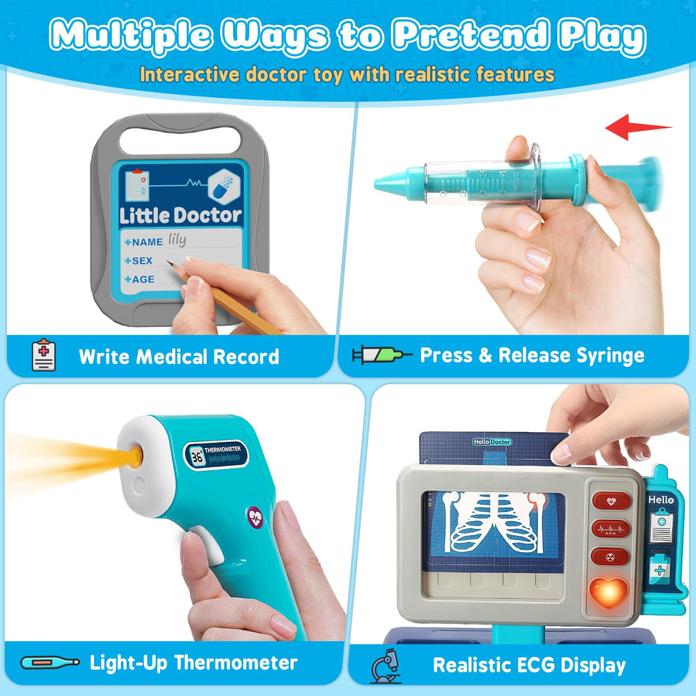 Toidgy Medical Record Book supports organized pretend visits.