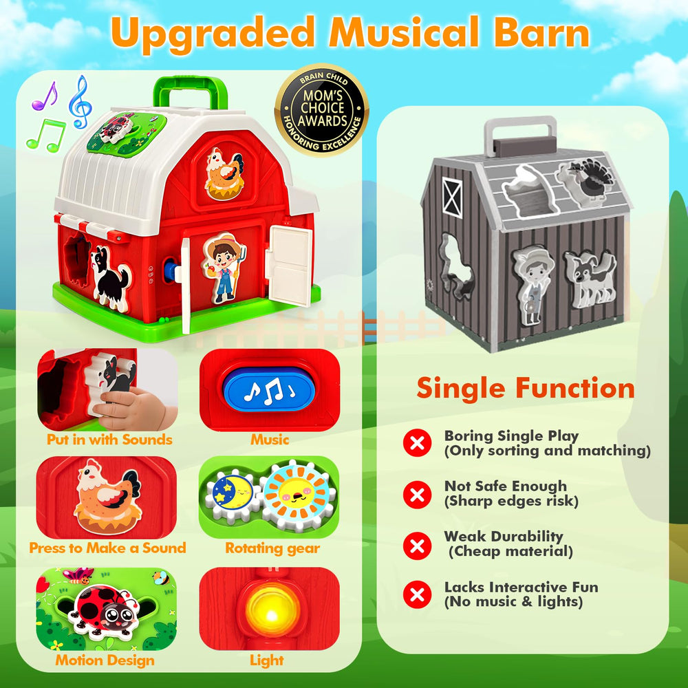 Toidgy Montessori educational toy with three learning modes.