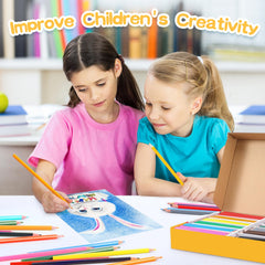 Toidgy non-toxic wood pencils suitable for children ages 3 and up.