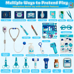 Toidgy Stethoscope Play Toy for kids, realistic sounds encourage pretend medical skills.