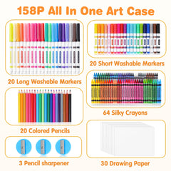 Toidgy short-washable markers for compact crafts and clean hands.