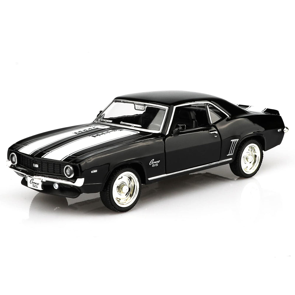 TOKAXI 1969 Camaro SS diecast pull-back car for kids and collectors.