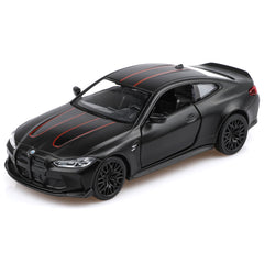TOKAXI BMW M4 diecast in black, 1/36 scale for play and display.