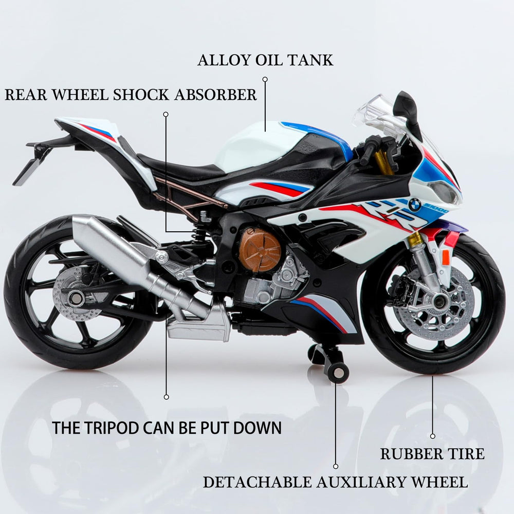 TOKAXI BMW S1000RR diecast packaging in English for gifting