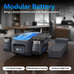 Toladrone TL16 foldable quadcopter for portable adventures.