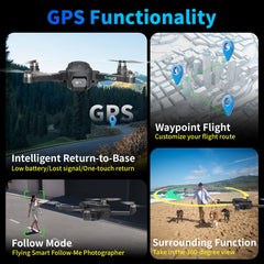 Tolatoyus drone with gesture control for intuitive flying and tracking.