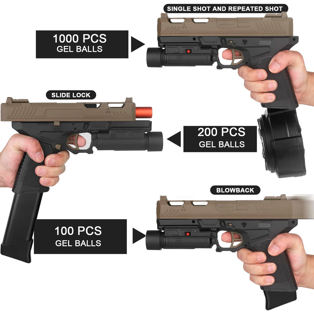 Tomatong Gel Toys X8 long hopper for extended shooting range