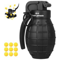 Tomatong toy-grenade front view, durable and ready for CS battles.