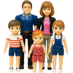 TOMLEON family mom poseable doll for realistic dollhouse play.