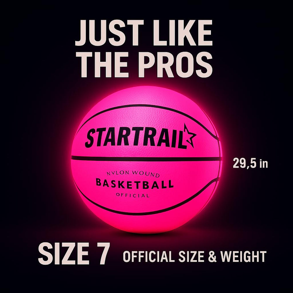 TOMLEON Glow basketball makes a great gift for basketball-loving kids.