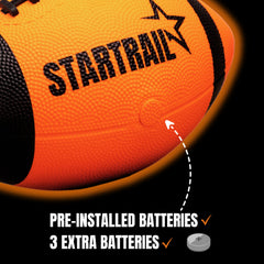 TOMLEON Glow Football water-resistant exterior for outdoor use