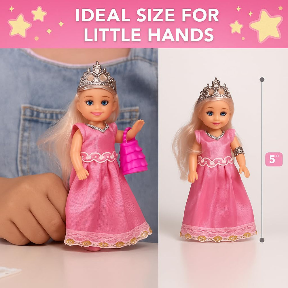 Tomleon princess dolls compatible with most dollhouses for expanded playtime