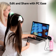 Tomlov P30 USB connection for larger displays and sharing.