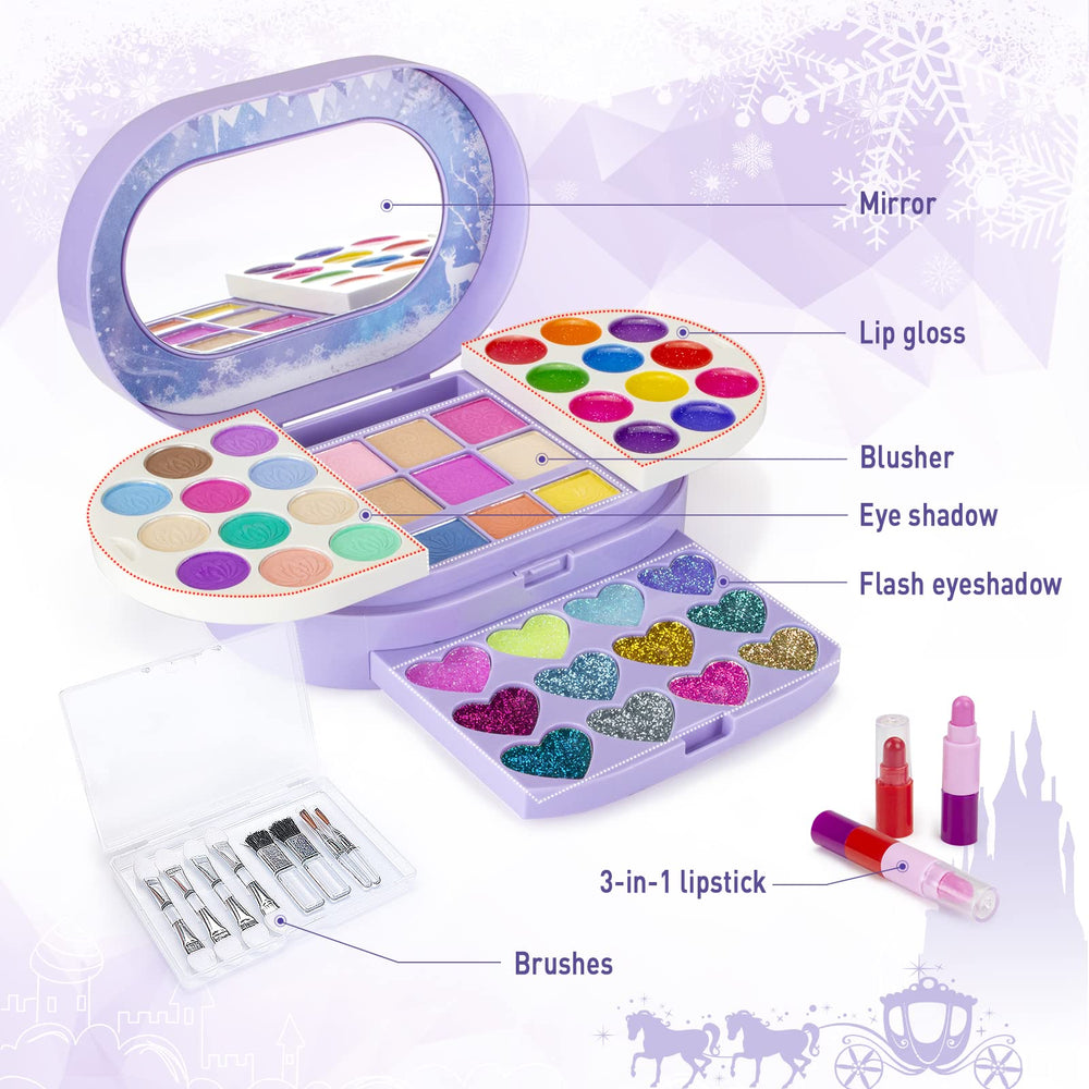 Tomons Kids Makeup Kit blush colors for gentle color accents