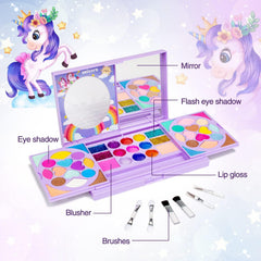 Tomons Kids Makeup Kit Eye Shadow Palette offers colorful options for creative looks