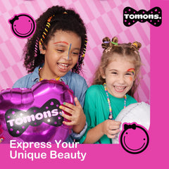 Tomons kid-friendly makeup kit sealable case for mess-free fun