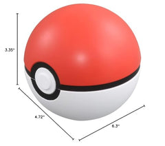 TOMY MonColle MB-01 Poke Ball on shelf boosts Pokemon collection aesthetics.