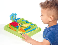 TOMY parallel bars and wobble bridge close-up highlighting balance skill development