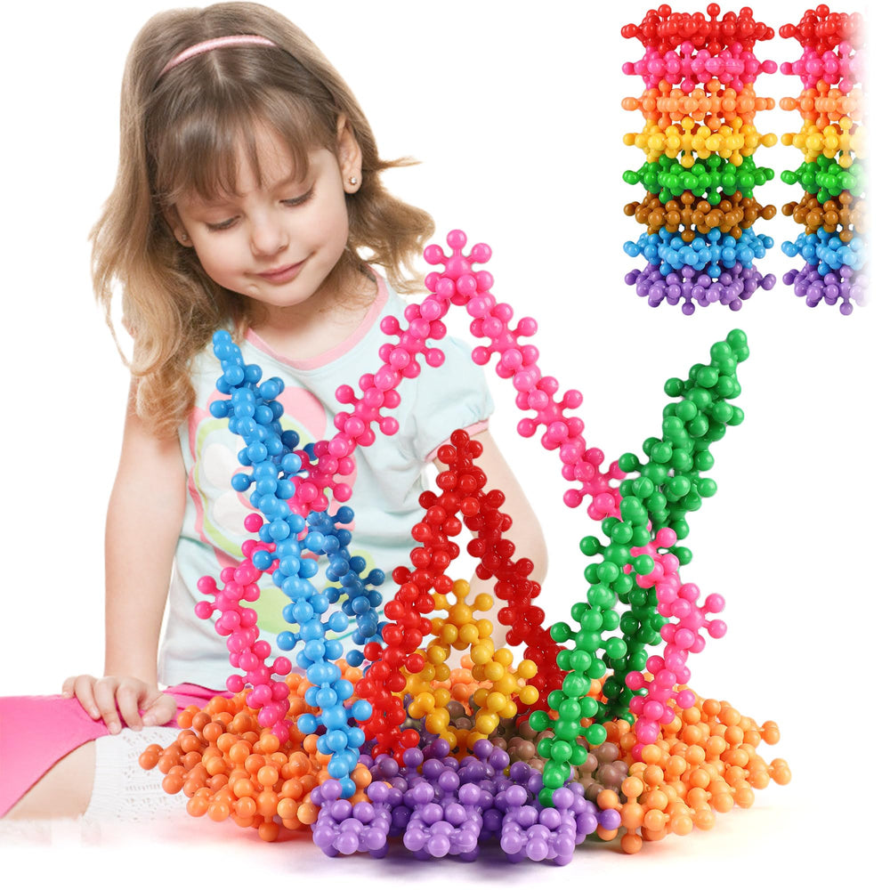 TOMYOU colorful blocks pile promotes color recognition during play.