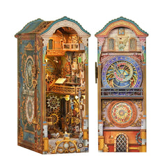 Tonecheer Clock Tower Kit assembly parts, ideal for a satisfying weekend project.