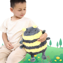 TONGSONG charming bumblebee plush display, great for shelves or beds.