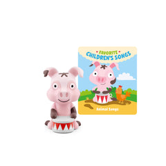 Tonies Animal Songs figurine with animal artwork for imaginative play and learning.