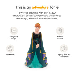 Tonies Anna Frozen II figurine on Toniebox ready for audio adventures