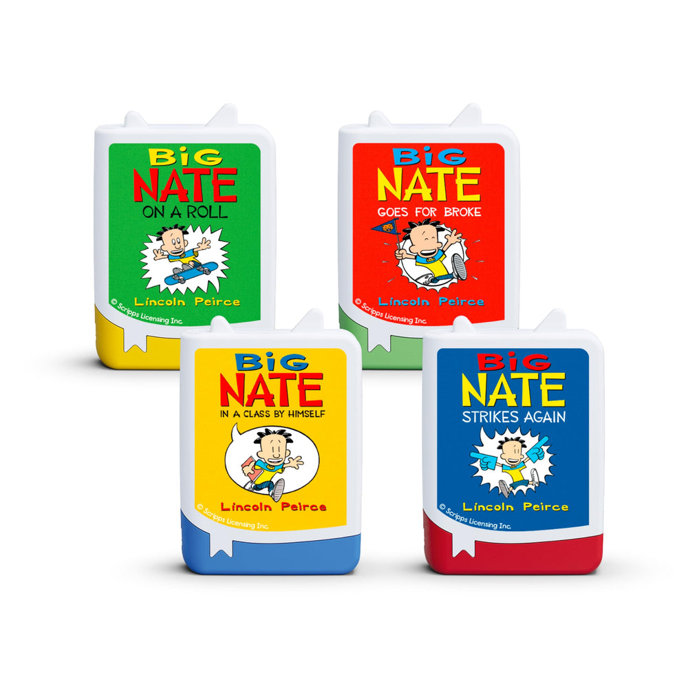 Tonies Big Nate audiobook set cover—four stories for independent listening.