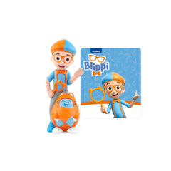 Tonies Blippi Mobile construction site adventure for curious kids, ideal for imaginative play.