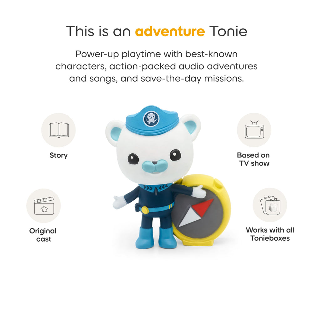 Tonies Captain Barnacles character with ocean adventure scene for immersive listening