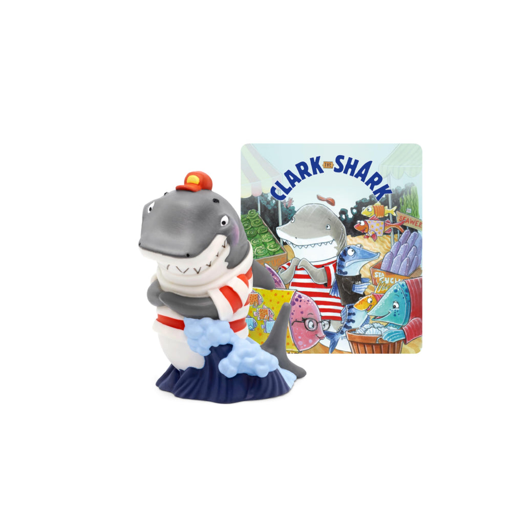 Tonies Clark the Shark toy character invites imaginative storytime and active listening.