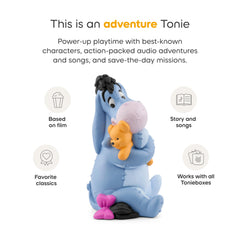 Tonies Eeyore on Toniebox supports easy listening sessions