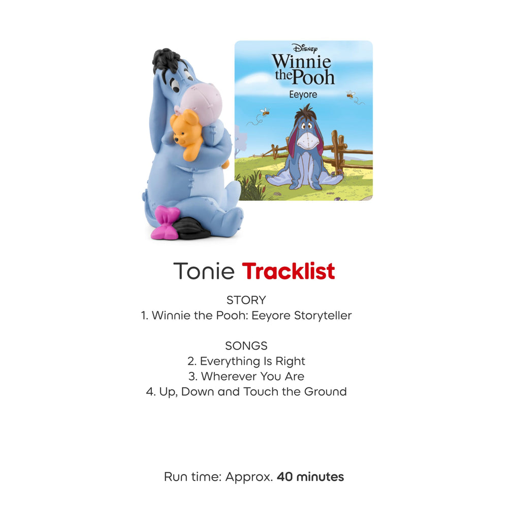 Tonies Eeyore songs tracklist provides soothing tunes for winding-down