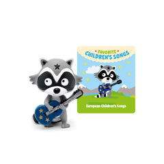 Tonies European Songs figurine front view for imaginative play and language exposure.