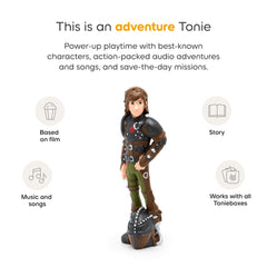Tonies Hiccup closeup showing durable design for kids' use.