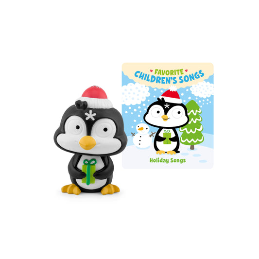 Tonies holiday penguin figurine ready for cheerful playtime.