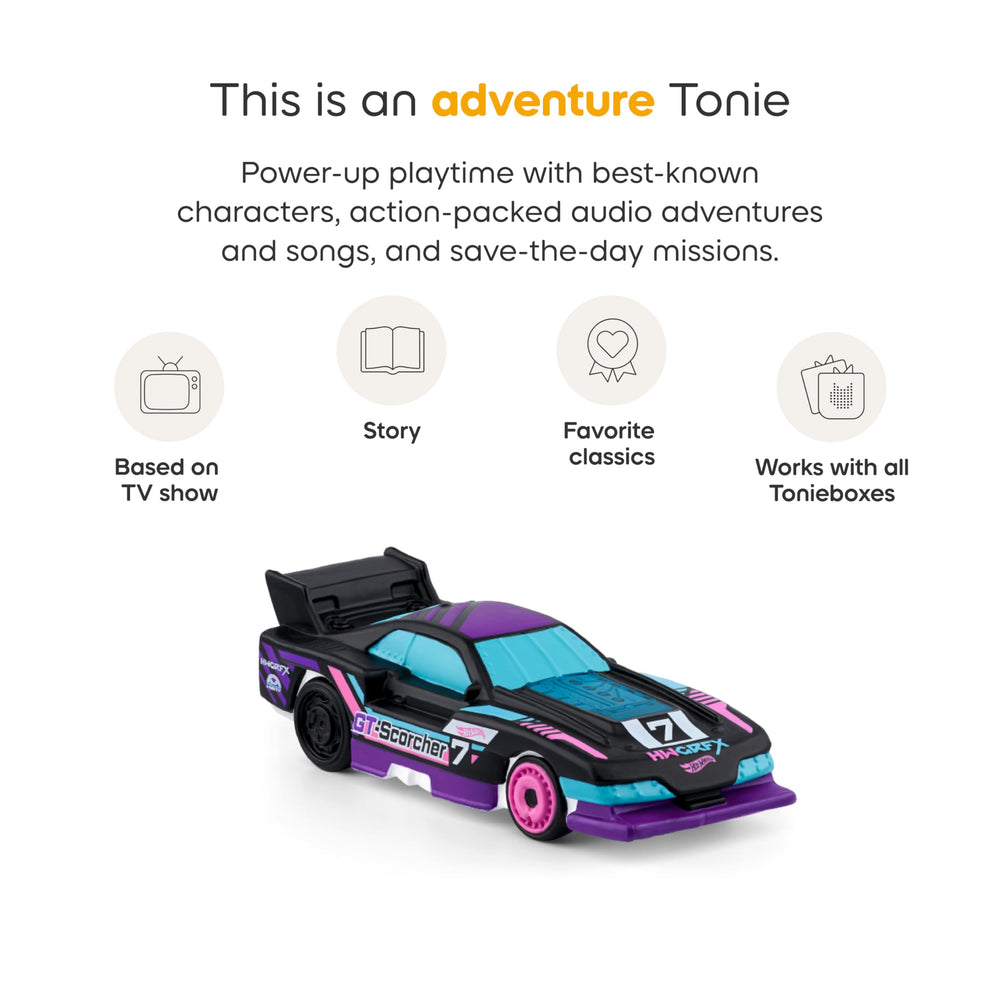 Tonies Hot Wheels Professor Rearview adds playful challenge to adventures