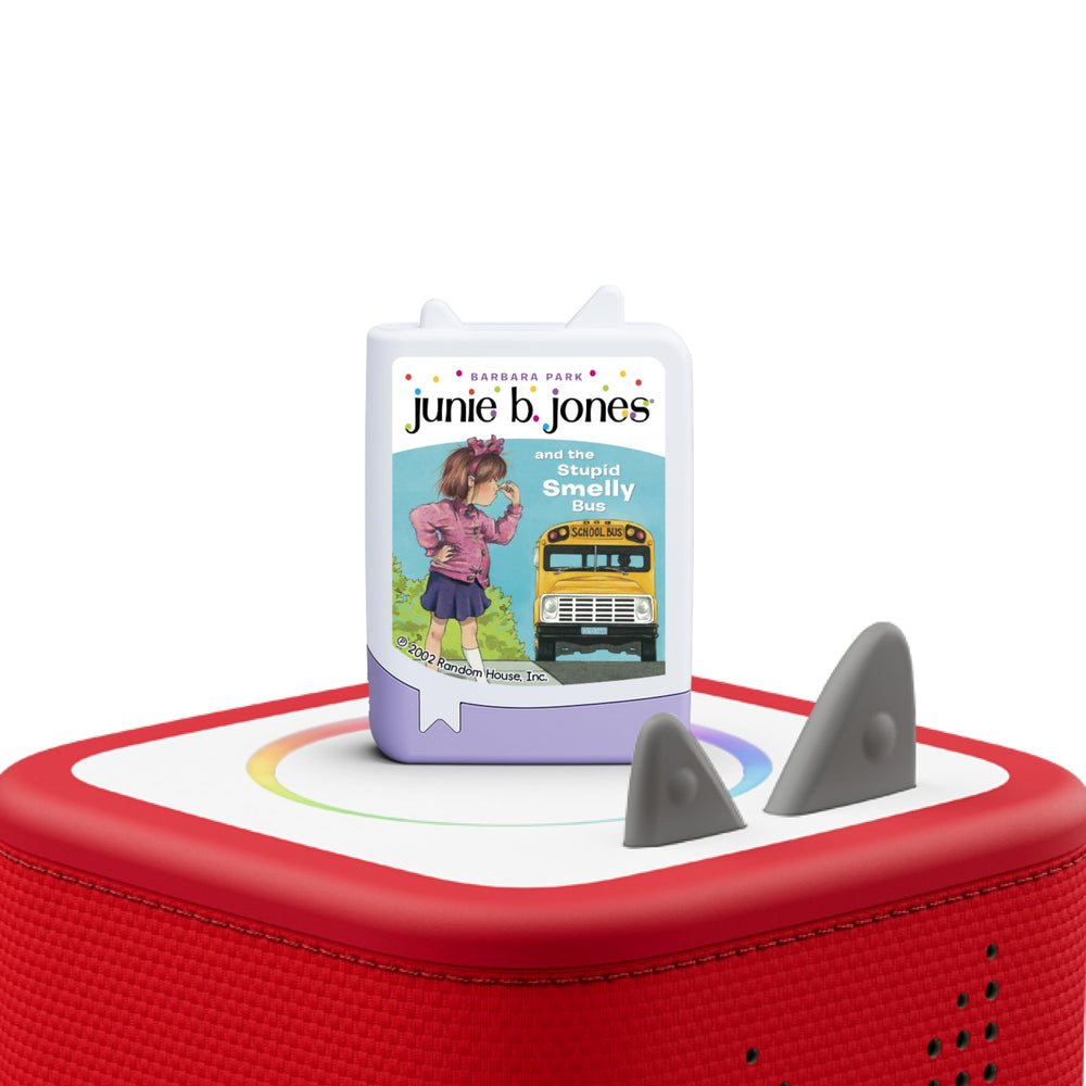 Tonies Junie B. Jones cover art chapter 1, inviting classroom adventures.