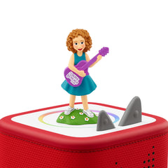 Tonies Laurie Berkner 2 side view highlights sturdy, child-friendly design
