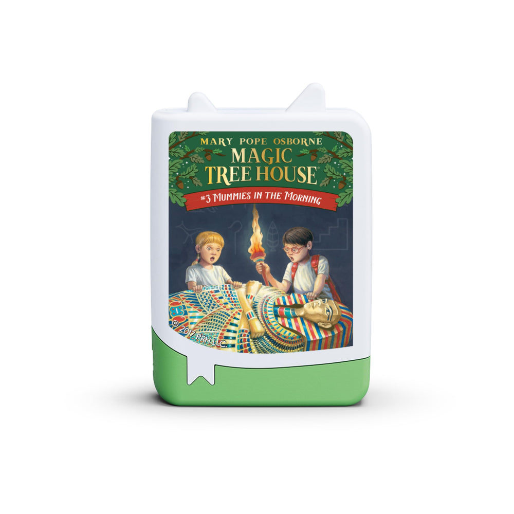 Age 6+ badge on Tonies Magic Tree House Set for listening suitability