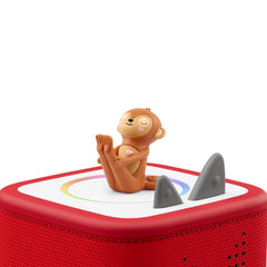 Tonies Marty Movement Monkey figure illustrates Tuning in Moment for focus