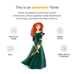 Tonies Merida figurine supports family bonding through brave storytelling.
