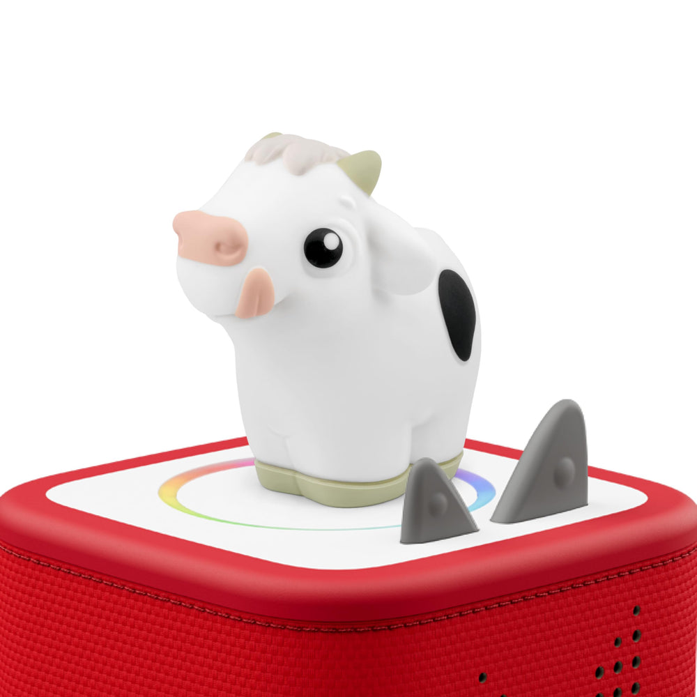 Tonies My First Tonies Cow – Mama and calf in meadow encouraging listening and storytelling.