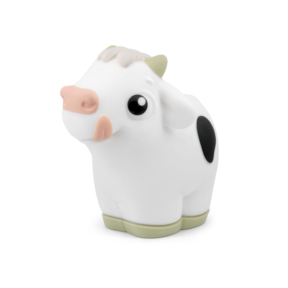 Tonies My First Tonies Cow offers soft, squeezable texture for safe toddler handling.
