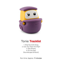 Tonies My First Travel Set ship scene featuring real-world sounds during play
