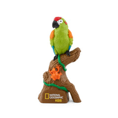 Tonies National Geographic Amazon Rainforest character sparks curiosity about ecosystems.