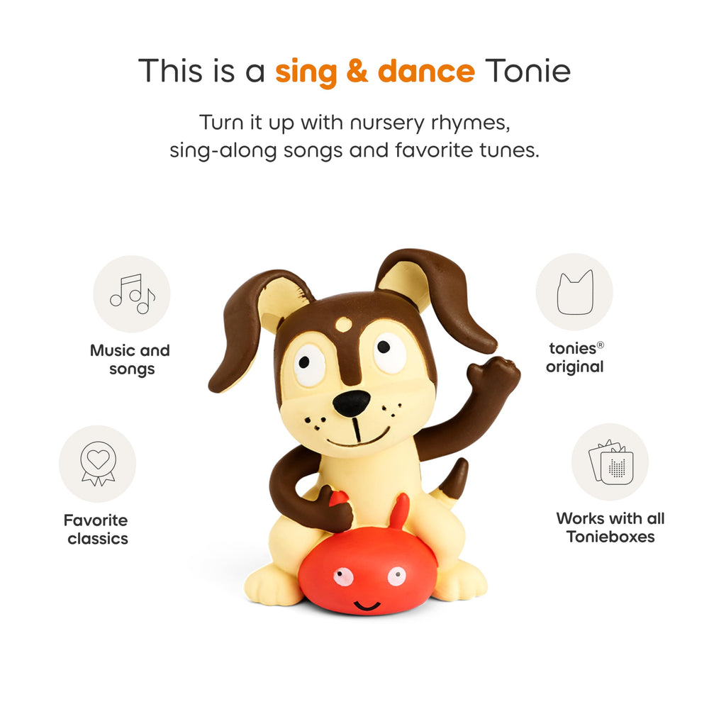No screens or ads badge on Toniebox 2 emphasizes safe listening.